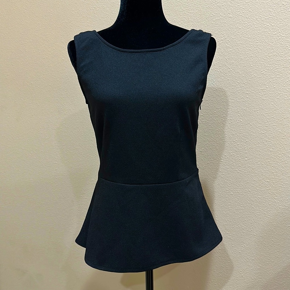 Elegant Black Sleeveless Top